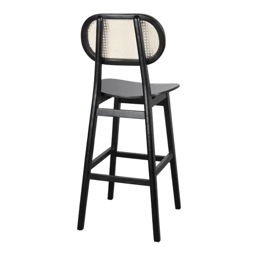 TABURETE ALTO DE MADERA BRISBANE