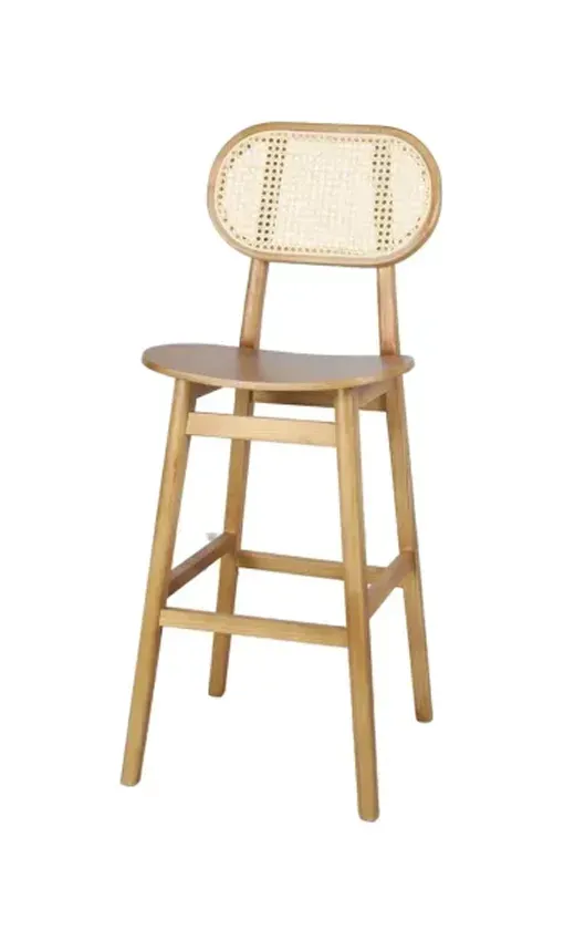 TABURETE ALTO DE MADERA BRISBANE
