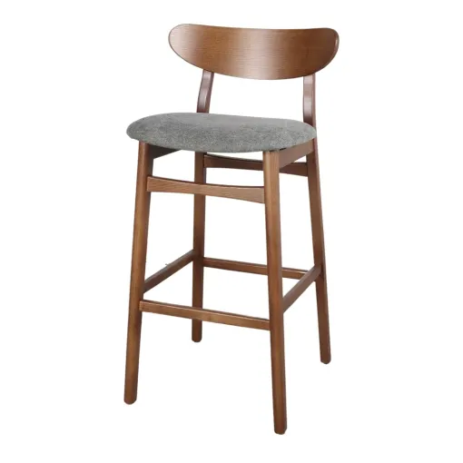 TABURETE ALTO DE MADERA HOLLAND