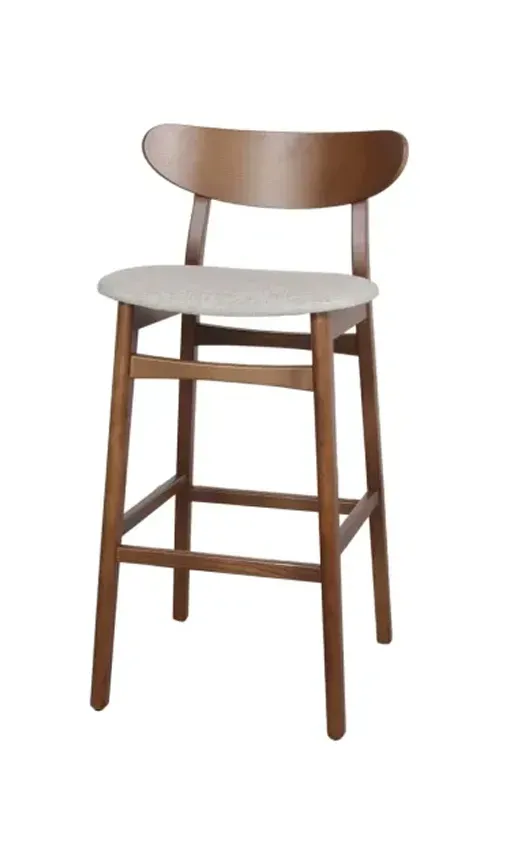 TABURETE ALTO DE MADERA HOLLAND